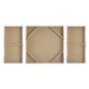 Gold Foil Triptych 3-piece Canvas Wall Art Set
