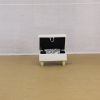 White Faux Leather Living Room Sofa Ottoman