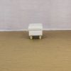 White Faux Leather Living Room Sofa Ottoman