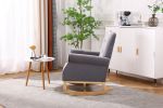 Modern Rocking Chair, Upholstered Accent Chair for Nursery, Playroom, Bedroom and Living Room, Small Contemporary Rocker, Kids Cushioned Arm Chair, Gr
