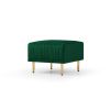 Modern Accent Chair Roll Arm Fabric Chairs; Contemporary Leisure Side Chair; Armchair for Living Room or Bedroom with Metal Legs; Upholstered Single S
