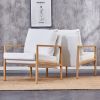 Sofa Chair Set of 2.Teddy velvet Accent Arm Chair Mid Century Modern Upholstered Armchair with Imitation solid wood color Metal Frame Extra-Thick Padd
